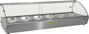 Omcan - 44" Countertop Display Warmer with Double Sliding Doors - DW-CN-0006