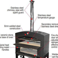 Omcan - 46" Outdoor Wood Burning Oven - CE-CN-1677