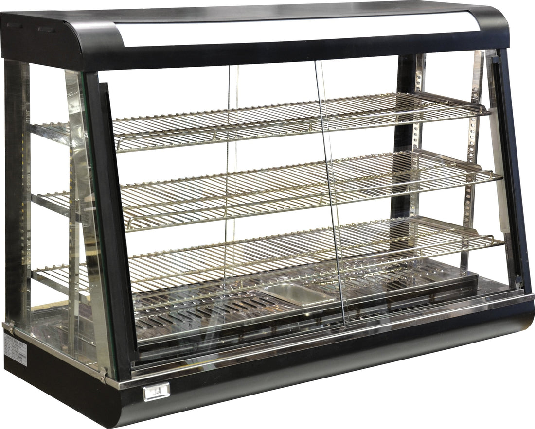 Omcan - 47" Elite Series Hot Food Merchandiser with Front & Back Doors - DW-CN-1194