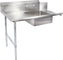 Omcan - 48” Left Side Soiled Dish Table with Sink - 28484