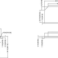 Omcan - 48” Right Side Clean Dish Table - 28477