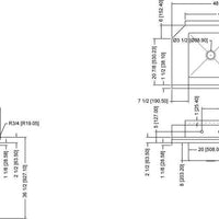 Omcan - 48” Right Side Soiled Dish Table with Sink - 28485
