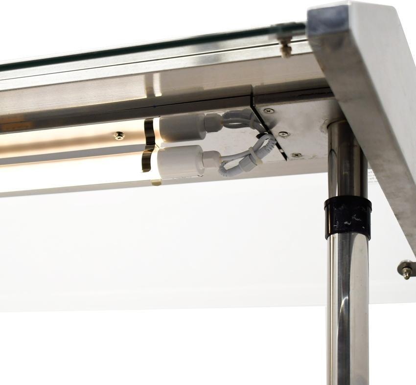 Omcan - 48" Stainless Steel Display Warmer/Buffet Trolley with 1210 L Capacity - DW-CN-1210