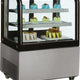 Omcan - 48" Standing Cubed Glass Refrigerated Display Case with Curved Edge - RS-CN-0370