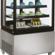 Omcan - 48" Standing Cubed Glass Refrigerated Display Case with Square Edge - RS-CN-0370-S
