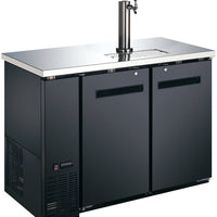 Omcan - 49" Solid Door Bottle Keg Cooler with Beer Dispenser (11.8 cu. ft.) - BB-CN-0012-DH