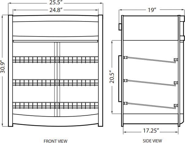 Omcan - 4.84 Cu. Ft. Display Warmer (137 L) - DW-CN-0137