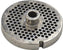 Omcan - #56 (4 mm) Stainless Steel Meat Grinder Plate with Hub - 11184