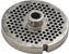 Omcan - #56 (4.8 mm) Stainless Steel Meat Grinder Plate with Hub - 11185