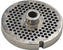 Omcan - #56 (6.4 mm) Stainless Steel Meat Grinder Plate with Hub - 11186