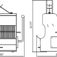 Omcan - 5/8" Bread Slicer with 0.5 HP Motor - SB-TW-0016-S