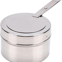 Omcan - 6 QT Round Stainless Steel Roll Top Chafer (5.6 L) - 80527