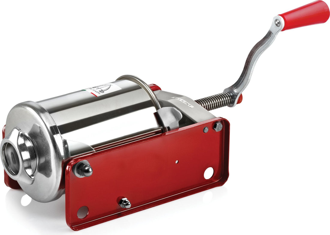 Omcan - 6 lbs Capacity Elite Moderate-Duty Horizontal Sausage Stuffer - 13730