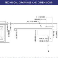 Omcan - 60” Right Side Undercounter Dish Table/Sink - 40192