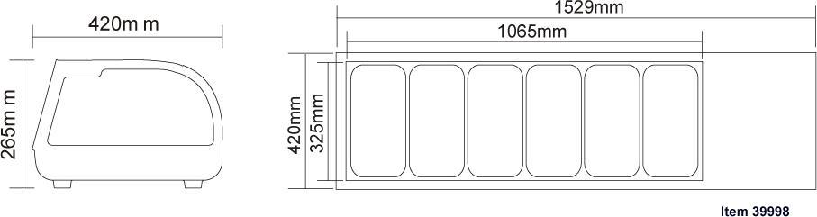 Omcan - 60" Sushi Showcase (2.12 Cu. Ft.) - RS-CN-0062-S