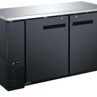 Omcan - 61" Solid 2 Door Bottle Cooler (15.8 cu. ft.) - BB-CN-0016-SH