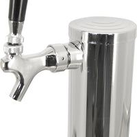 Omcan - 61" Solid Door Back Bar Cooler with Beer Dispensers (15.8 cu. ft.) - BB-CN-0016-DH