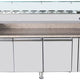 Omcan - 80” Granite-Top Refrigerated Pizza Prep Table - PT-CN-0580