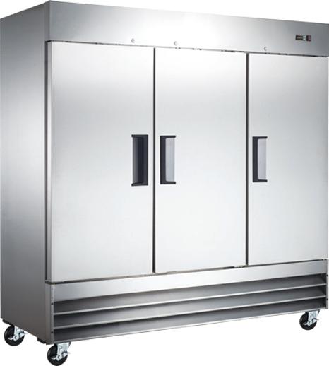 Omcan - 81" Reach-In Freezer with 3 Doors - FR-CN-2057-HC