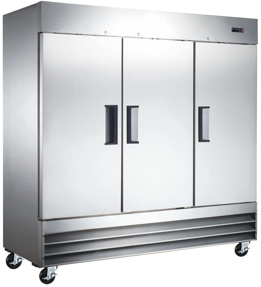 Omcan - 81" Reach-In Refrigerator with 3 Doors - RE-CN-0067-HC