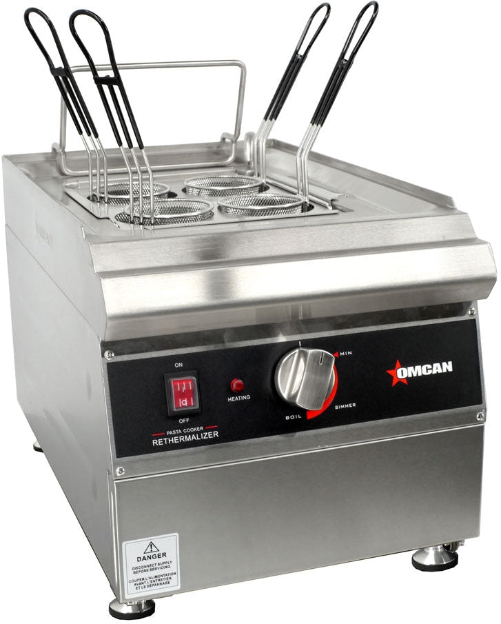 Omcan - 9L Stainless Steel Electric Pasta Cooker - CE-CN-0004-P