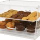 Omcan - Acrylic Display with 2 Trays - Front & Rear Doors - 80567