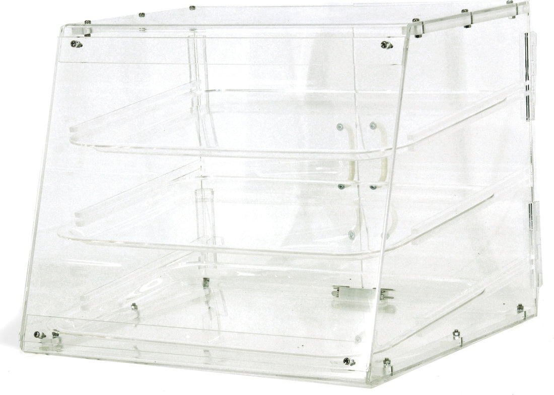 Omcan - Acrylic Display with 3 Trays & Rear Door - 80568