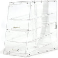Omcan - Acrylic Display with 4 Trays - Front & Rear Doors - 80569