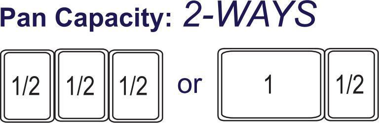 Omcan - Bain Marie with 3 Pans - FW-CN-0905