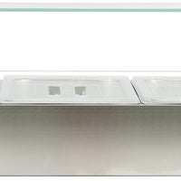 Omcan - Bain Marie with 5 Half-Size Pans - FW-CN-1435