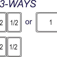 Omcan - Bain Marie with 5 Half-Size Pans - FW-CN-1435