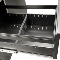 Omcan - Black Vertical Legal File Cabinet with Two Drawers - 21651