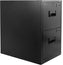Omcan - Black Vertical Legal File Cabinet with Two Drawers - 21651