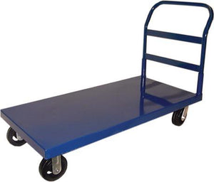 Omcan - Blue Heavy-Duty Flat Platform Cart - 13066