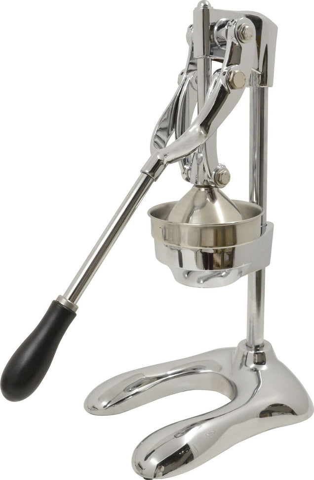 Omcan - Chrome Manual Juice Extractor with 5” Diameter Cutter Plate - 23575