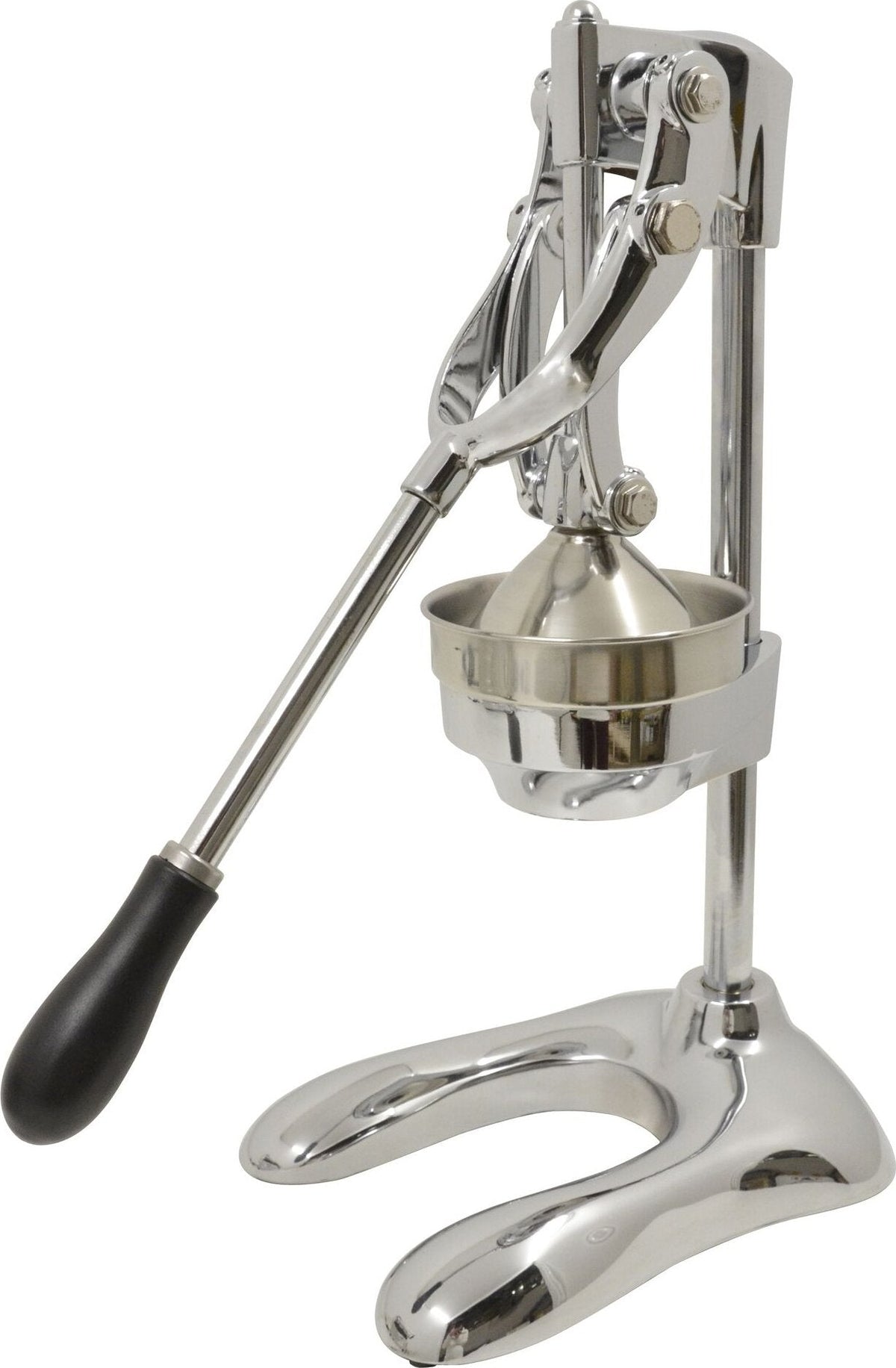 Omcan - Chrome Manual Juice Extractor with 5” Diameter Cutter Plate - 23575