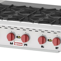 Omcan - Countertop Hot Plate with 6 Burners - CE-CN-HP636M