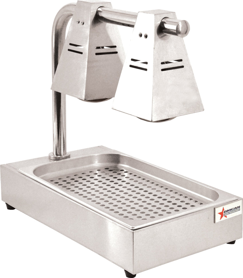 Omcan - Double Bulb Heat Lamp with Tray & 275-Watt Infrared Bulbs - FW-CN-0936