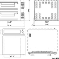 Omcan - Double Chamber Fuoco Digital Series Pizza Oven - PE-IT-0049-DD