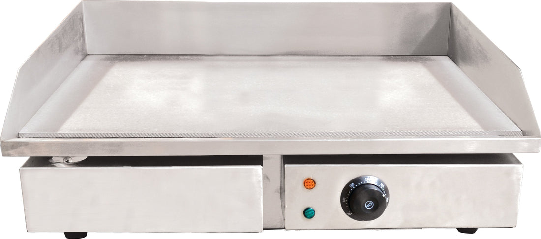 Omcan - Electric Stainless Steel Griddle with 22" Smooth Surface - CE-CN-3000