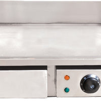 Omcan - Electric Stainless Steel Griddle with 22" Smooth Surface - CE-CN-3000