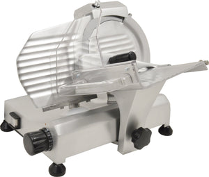 Omcan - Elite 8” Belt Drive Meat Slicer 0.20 HP Motor with Fixed Blade Sharpener - MS-IT-0195-S