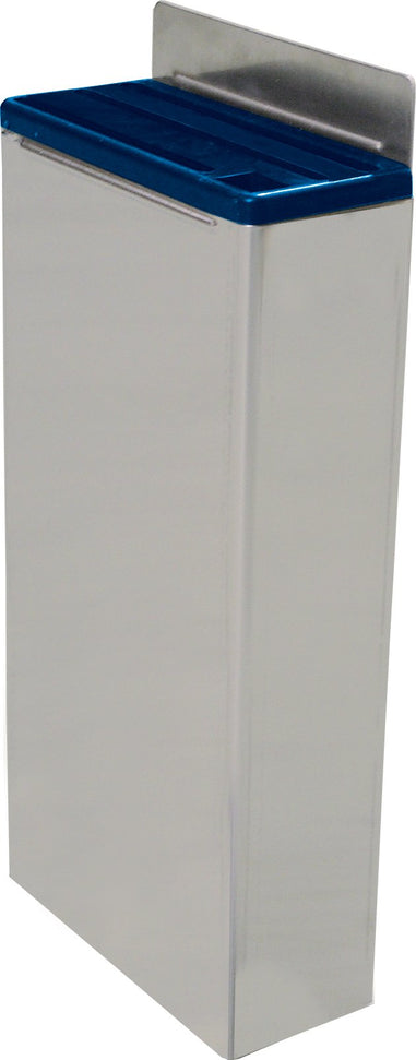 Omcan - Extra Small Stainless Steel Knife Rack with Blue Insert, Pack of 4 - 12914