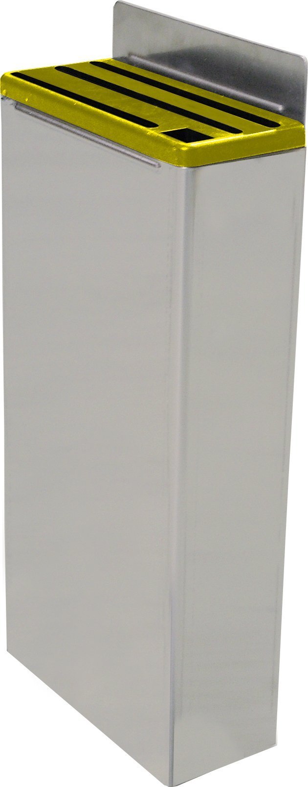 Omcan - Extra Small Stainless Steel Knife Rack with Yellow Insert, Pack of 3 - 12924
