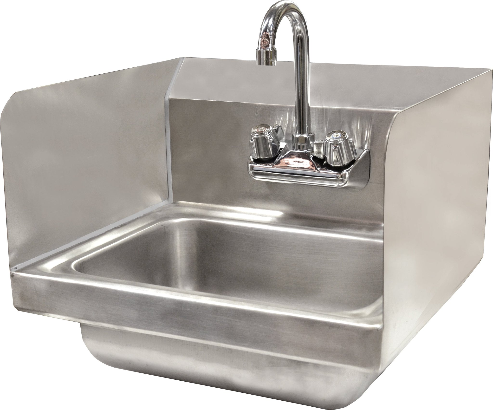 Omcan - Hand Sink with Faucet & Side Splashes - 37867
