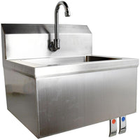 Omcan - Hand Sink with Knee Valve & Faucet - 46319