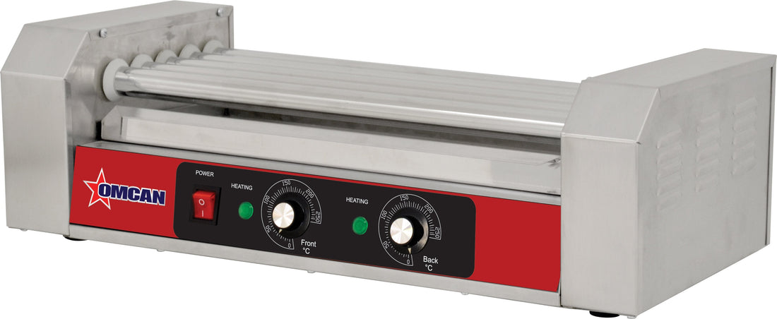Omcan - Hotdog Warmer with 5 Rollers - FW-CN-0005-E