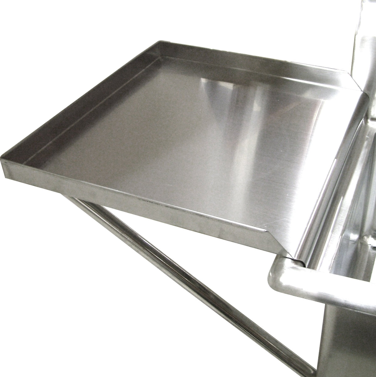 Omcan - Knockdown Drain Board For 24” x 24” One Tub Sink - 21143