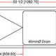 Omcan - Left Drain Board 24” x 24” x 14” Pot Sink with Center Drain - 41855