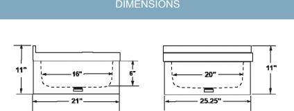Omcan - Mop Sink with Drain Basket - 24412